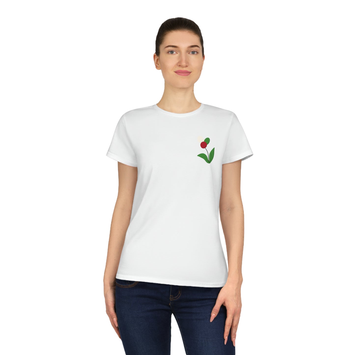 Free Palestine Ladies' Cotton T-Shirt, Cute Graphic Tee, Casual Wear