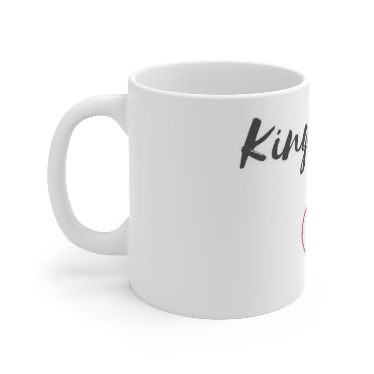 Romantic Ceramic Coffee Mug, Perfect Gift for Couples, King of My Heart, Love, Anniversary, Valentine's Day, Engagement