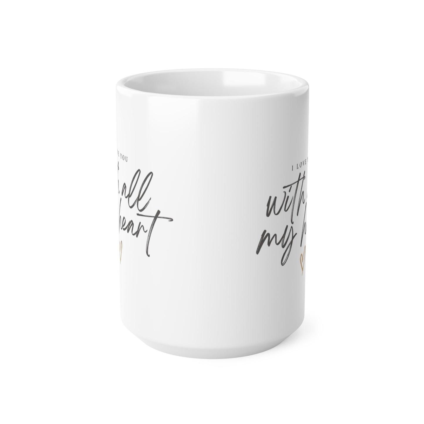 I Love You, with all my heart Mug.
