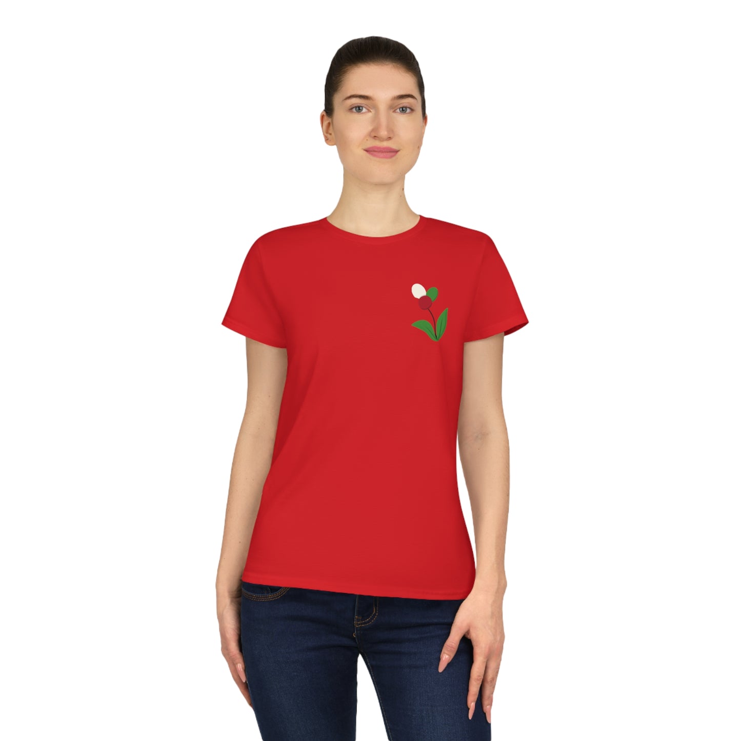 Free Palestine Ladies' Cotton T-Shirt, Cute Graphic Tee, Casual Wear