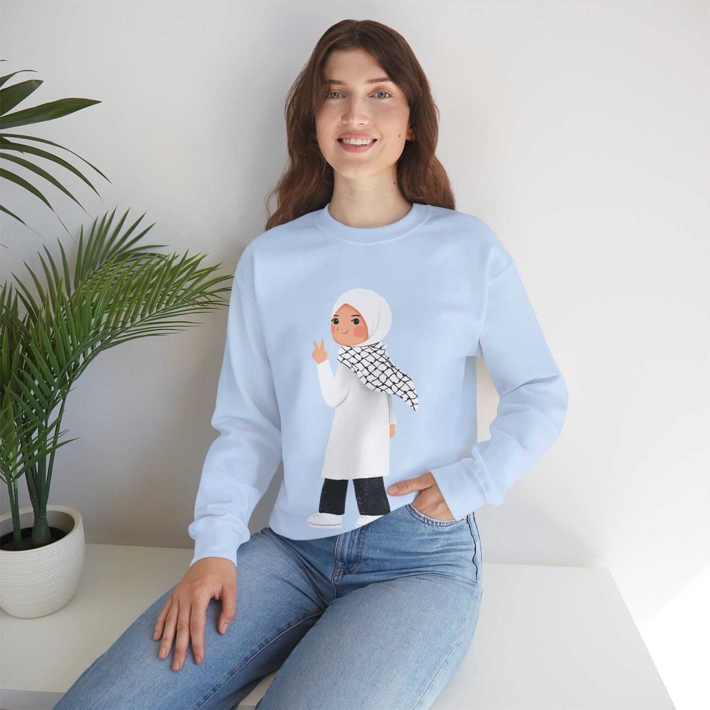 Peaceful Diversity Crewneck Sweatshirt | Unisex Pullover for Everyday Comfort, Inclusive Fashion, Gifts for Activists, Cozy Sweatshirt