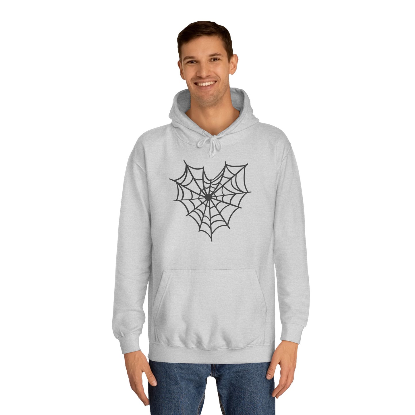 Spider Web Unisex College Hoodie