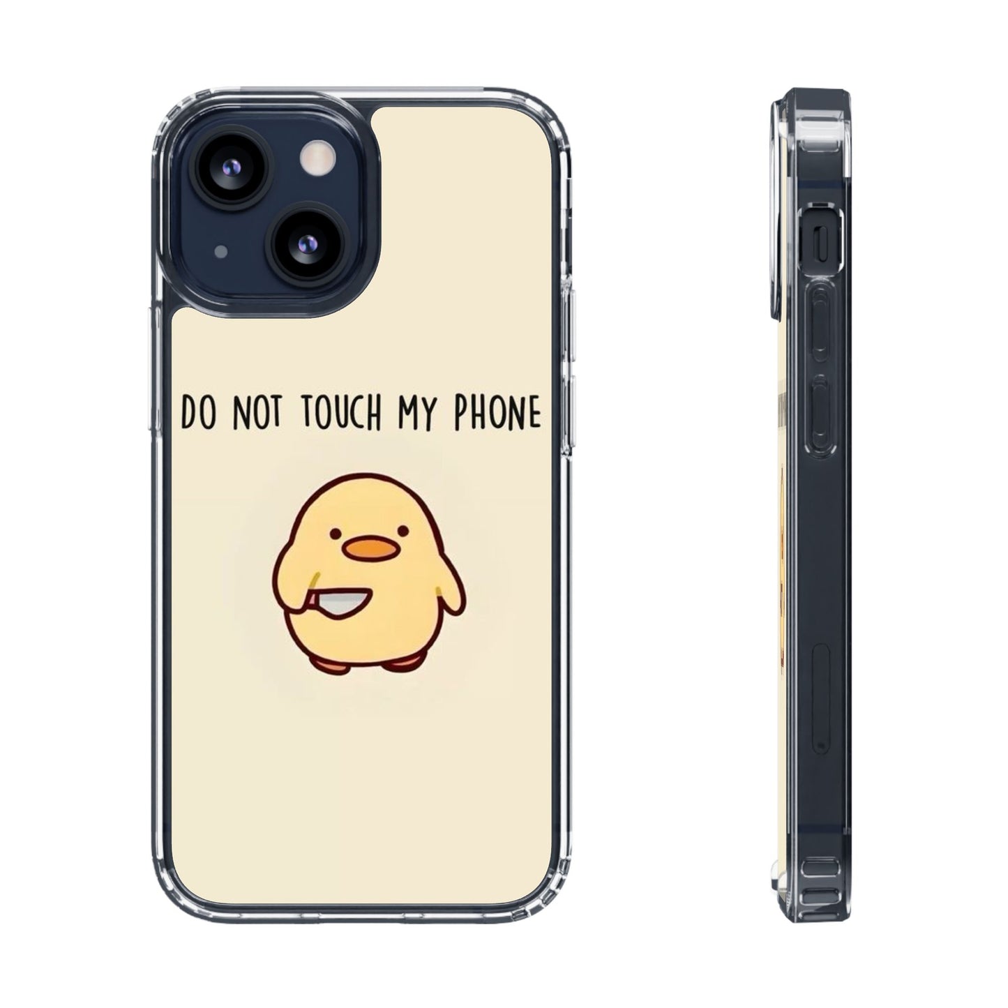 Funny Phone Case, Do Not Touch My Phone