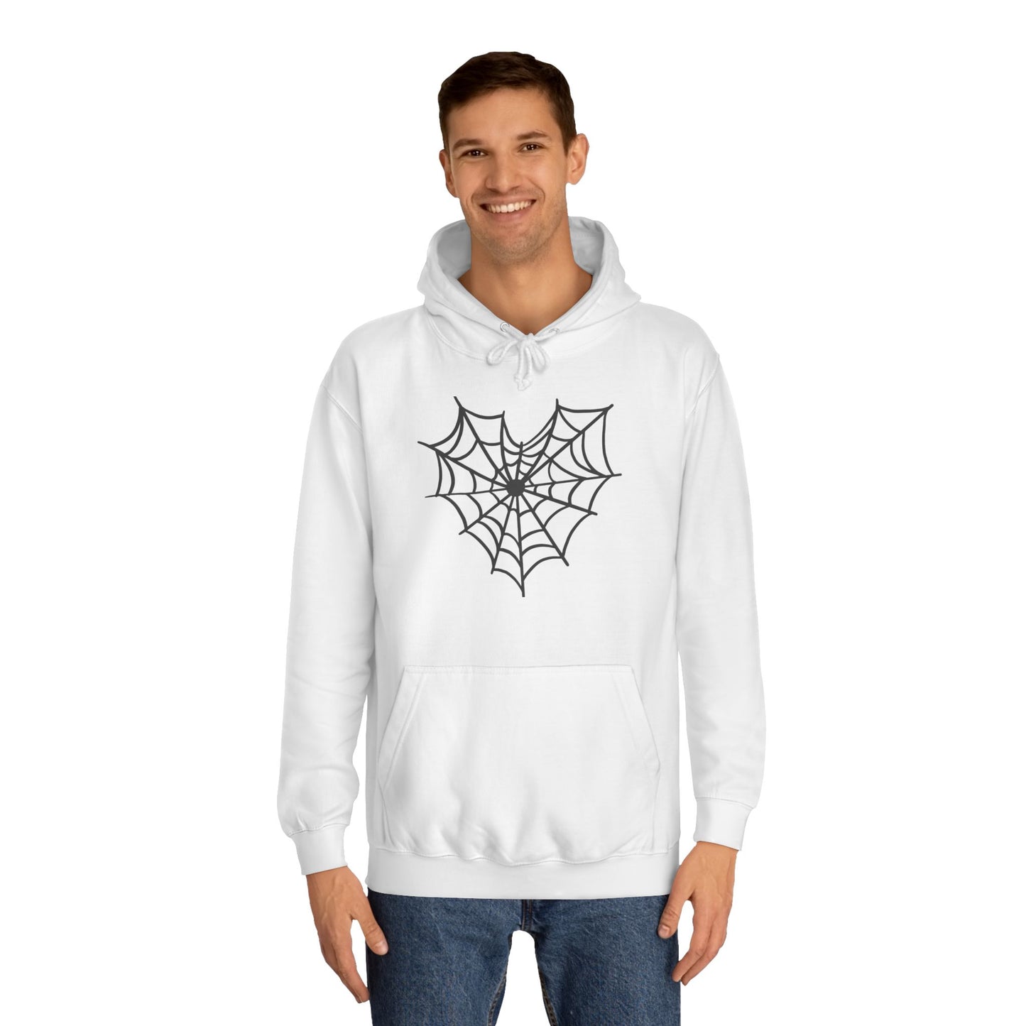 Spider Web Unisex College Hoodie