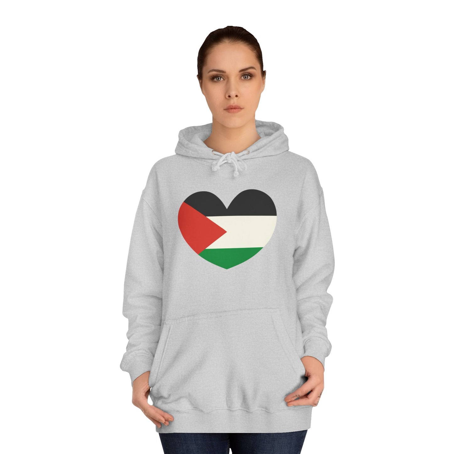 Palestine Love Heart Hoodie