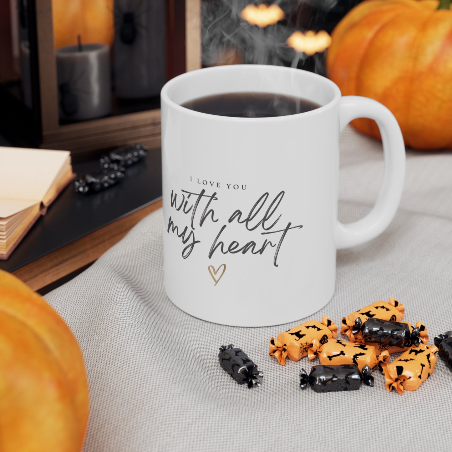 I Love You, with all my heart Mug.
