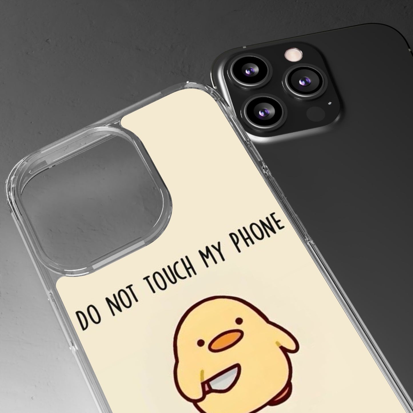 Funny Phone Case, Do Not Touch My Phone