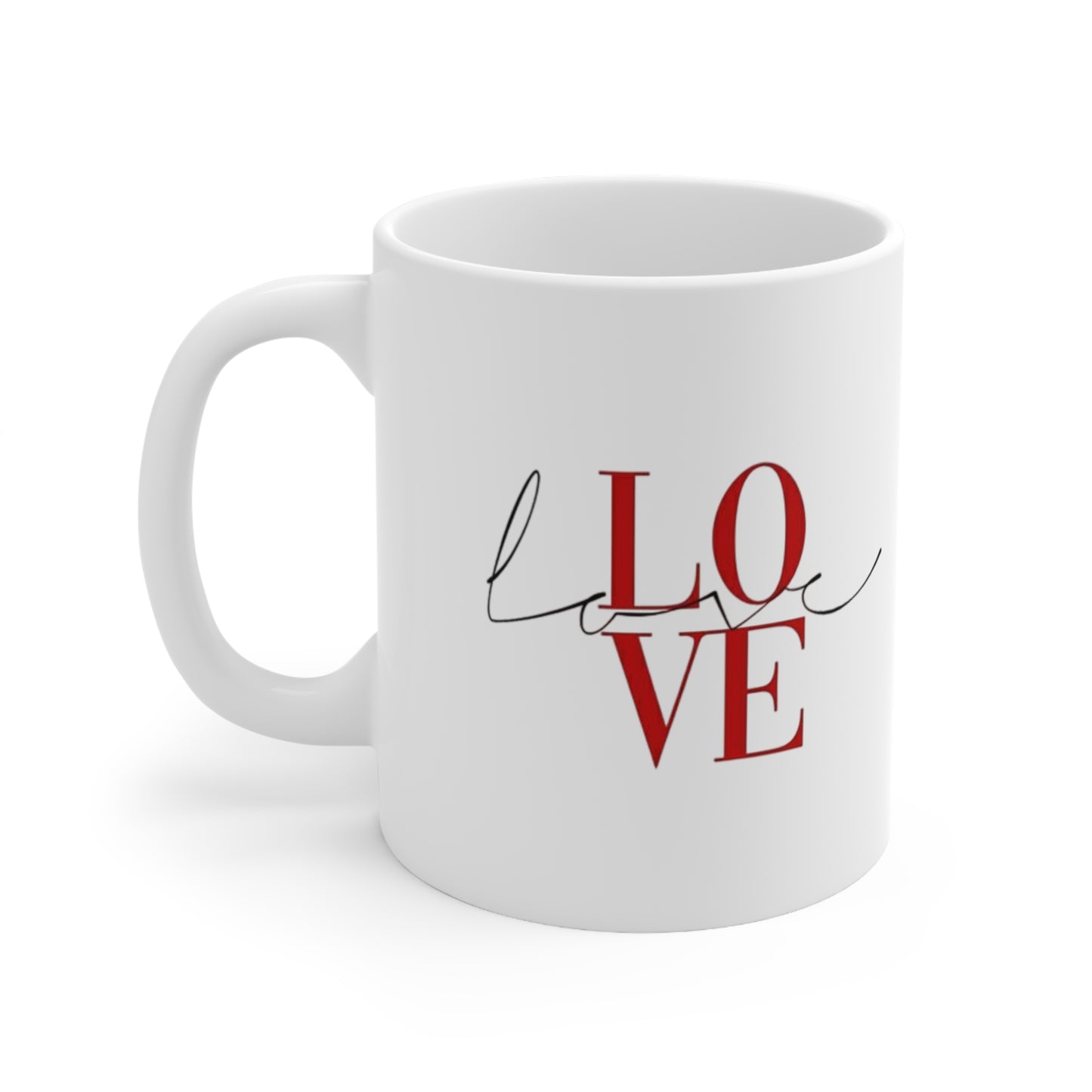 Ceramic Love Coffee Mug | Perfect Gift for Coffee Lovers, Cute Home Decor, Valentine's Day, Anniversary, Daily Use