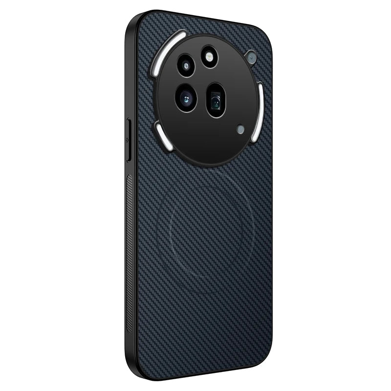 Carbon Fiber Magnetic Case For Phone 3a / Pro Ultra Thin Hard Matte Back Camera Protector Shockproof TPU Bumper Shell
