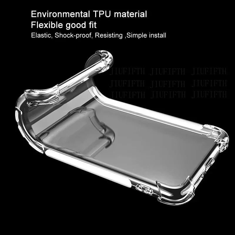 Airbags Buffer Full Protection Phone Cases For Motorola Moto G55 G45 G35 G75 G85 5G Clear Case Soft TPU Shockproof Back Cover