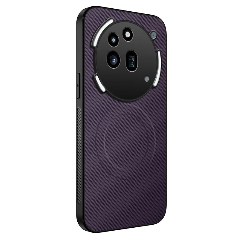 Carbon Fiber Magnetic Case For Phone 3a / Pro Ultra Thin Hard Matte Back Camera Protector Shockproof TPU Bumper Shell