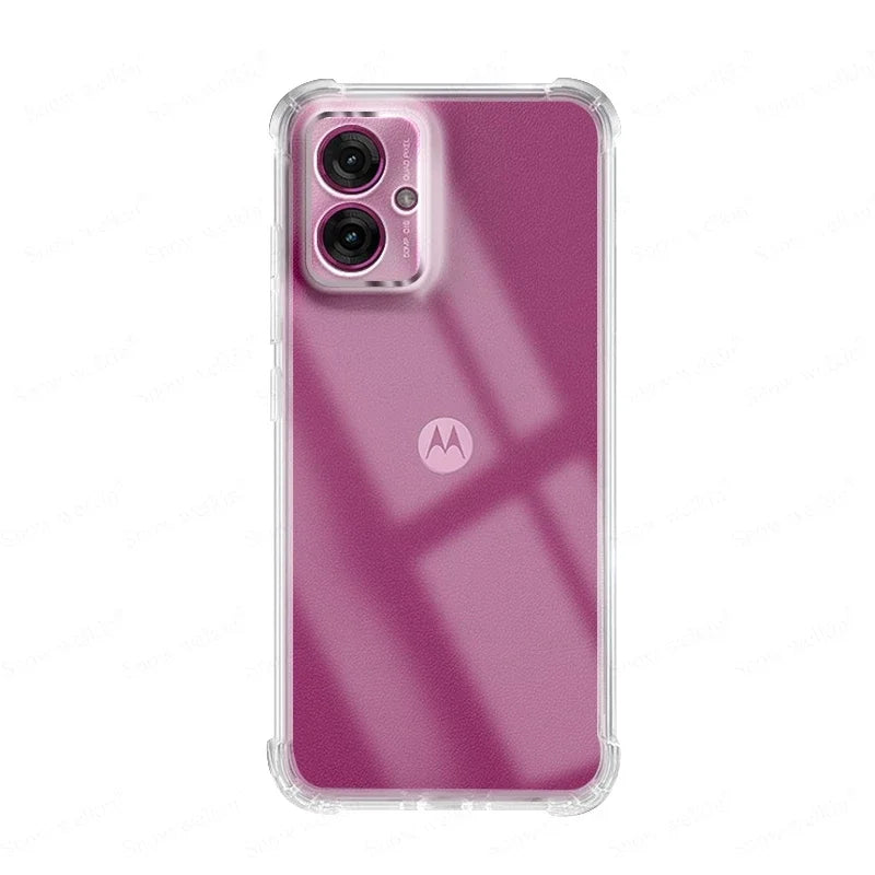 Airbags Buffer Full Protection Phone Cases For Motorola Moto G55 G45 G35 G75 G85 5G Clear Case Soft TPU Shockproof Back Cover