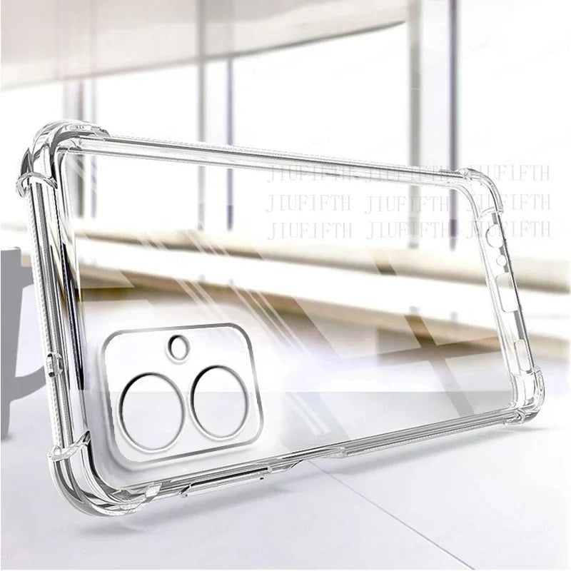 Airbags Buffer Full Protection Phone Cases For Motorola Moto G55 G45 G35 G75 G85 5G Clear Case Soft TPU Shockproof Back Cover