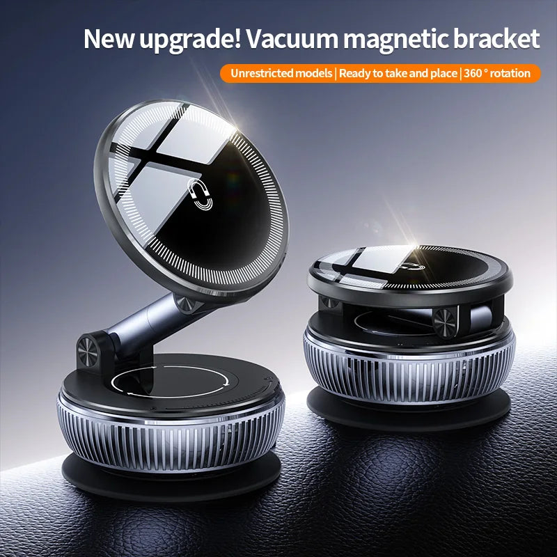 Upgraded Vacuum Magnetic Phone Holder Stand, for Magsafe Suction Cup Phone MountAdjustable Swivel Lock, for Your Car/Gym/Mirror