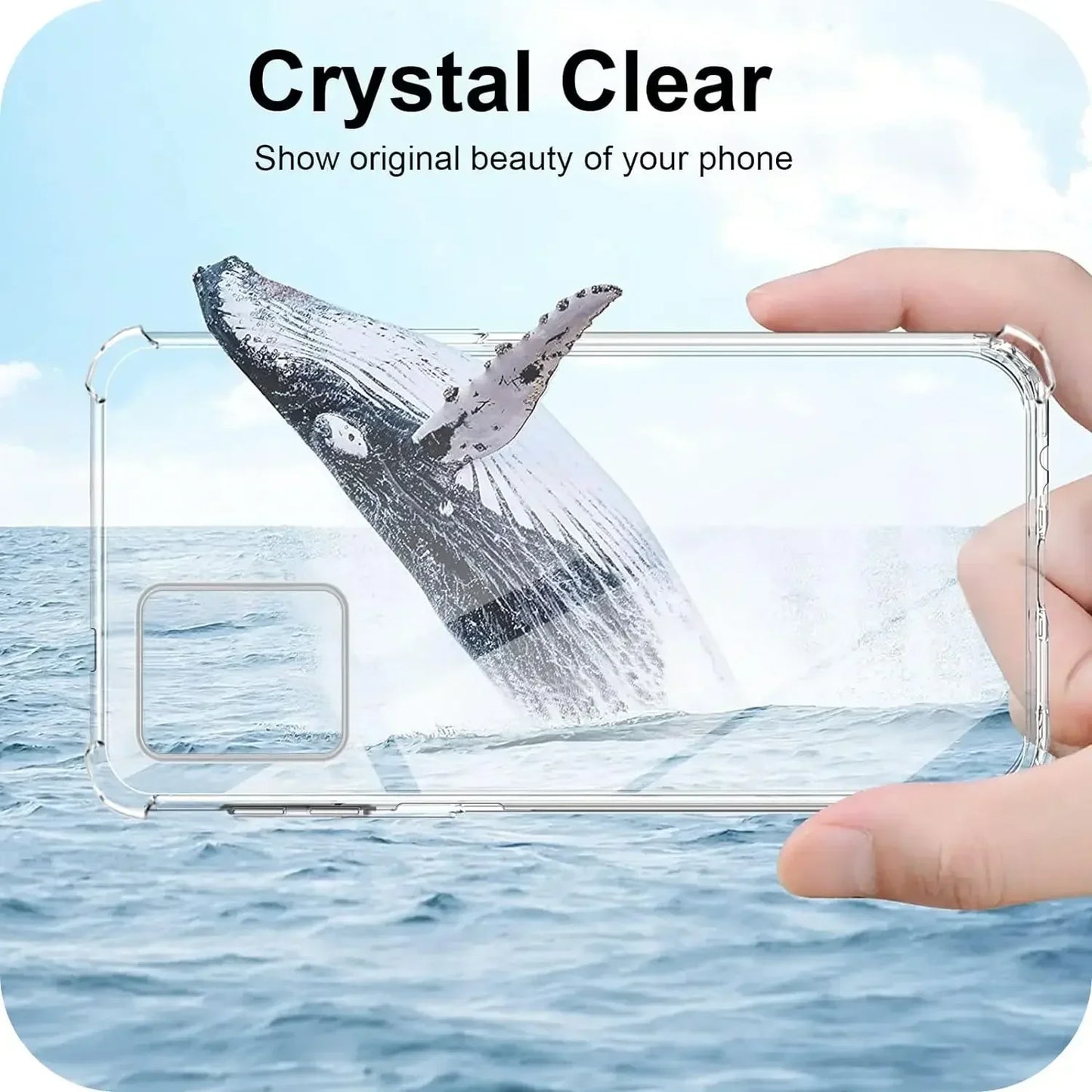 Clear Shockproof Phone Case For Motorola Moto G24 G34 G04 G14 G54 5G G84 5G G13 G23 G53 G73 Case Back Cover Slim TPU Thick Shell