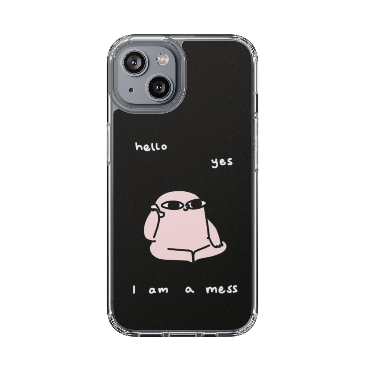 Cute Clear Phone Case with Playful Design, Ideal for Self-Care Gifts, Fun Birthday Presents, Daily Mood Boosters, Humorous [...]