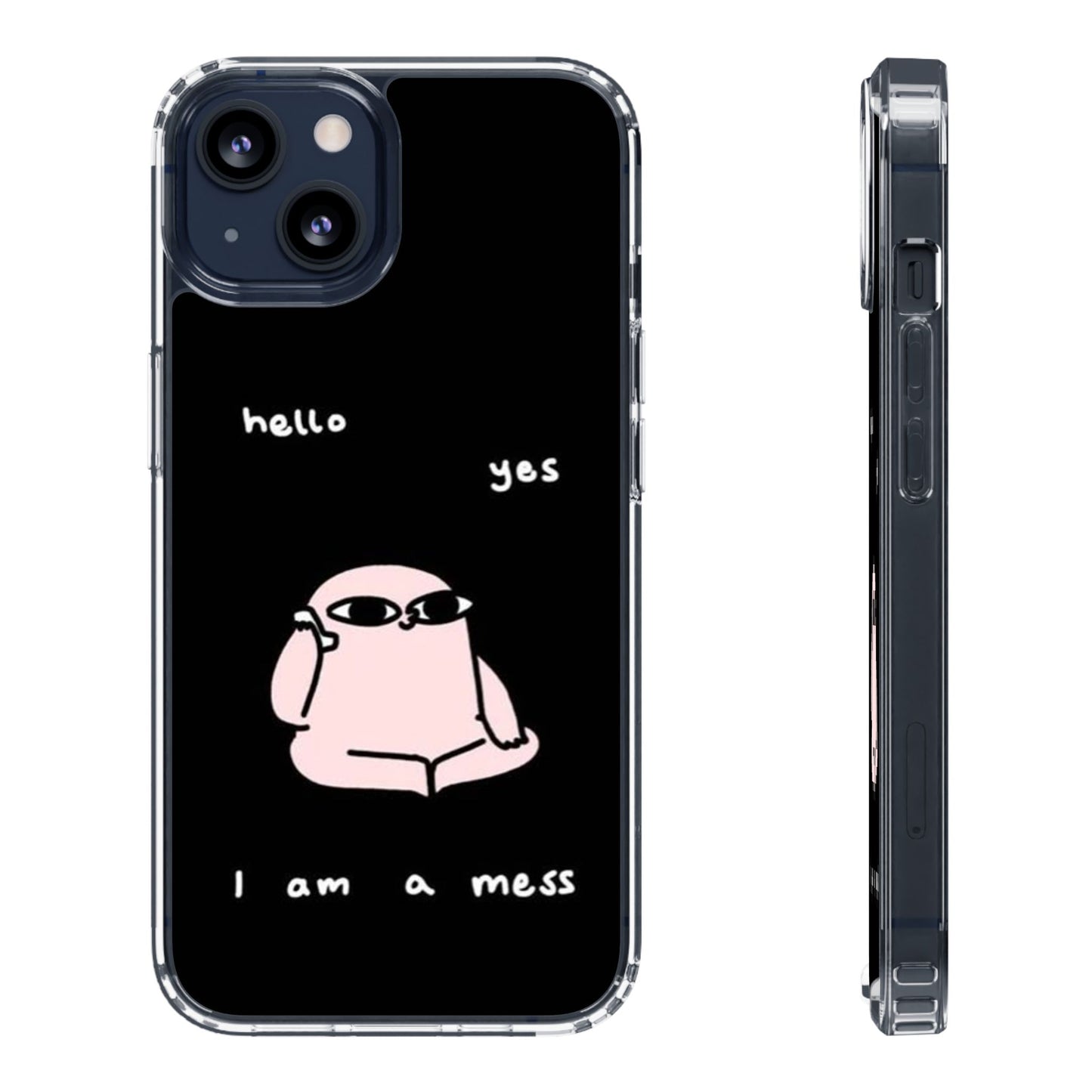 Cute Clear Phone Case with Playful Design, Ideal for Self-Care Gifts, Fun Birthday Presents, Daily Mood Boosters, Humorous [...]