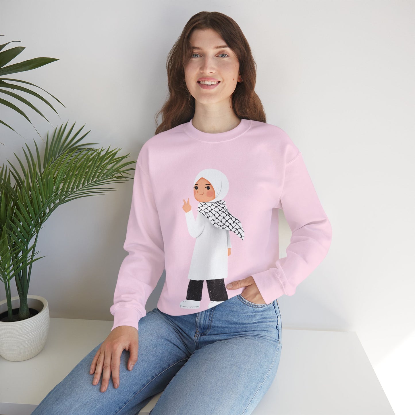 Peaceful Diversity Crewneck Sweatshirt | Unisex Pullover for Everyday Comfort, Inclusive Fashion, Gifts for Activists, Cozy Sweatshirt