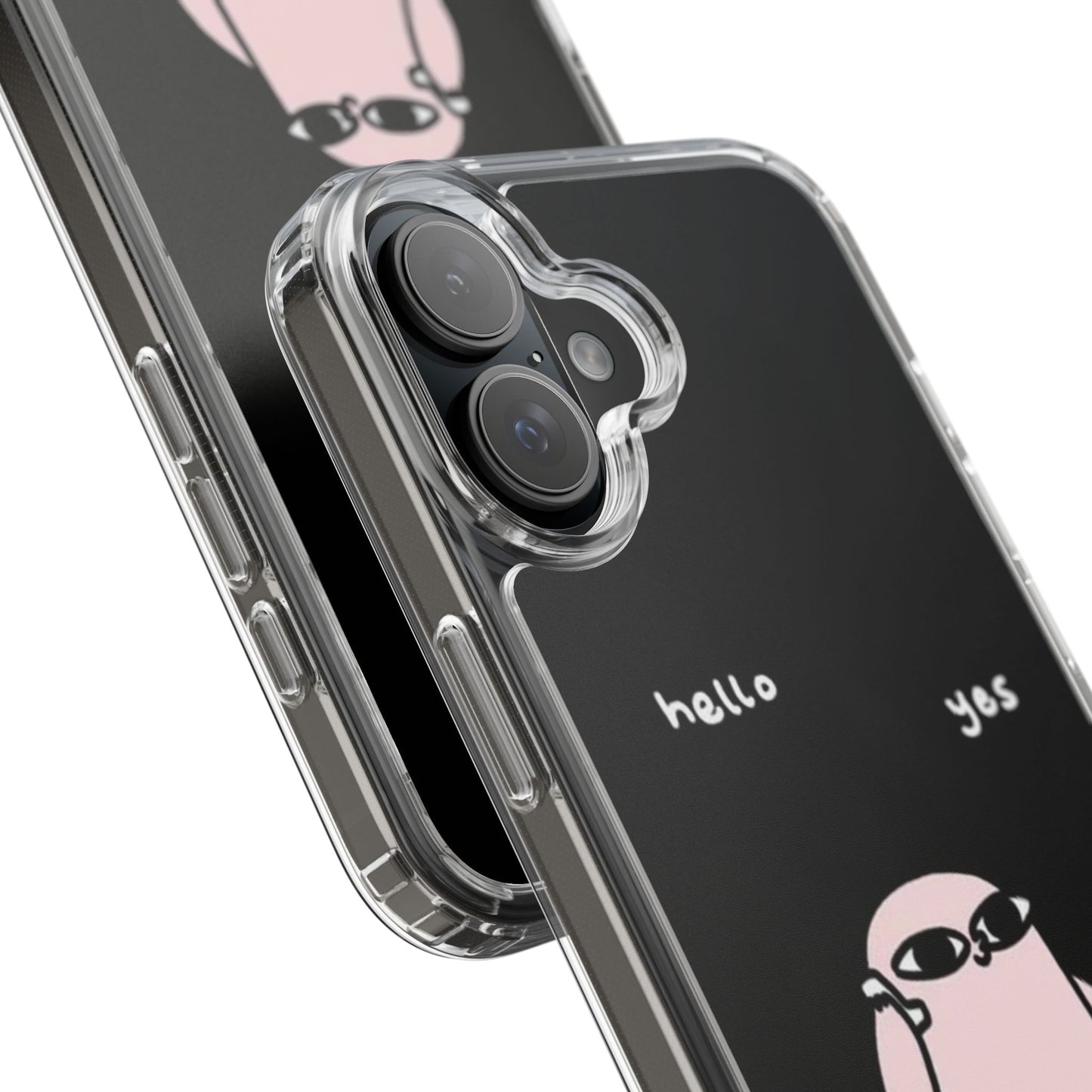 Cute Clear Phone Case with Playful Design, Ideal for Self-Care Gifts, Fun Birthday Presents, Daily Mood Boosters, Humorous [...]