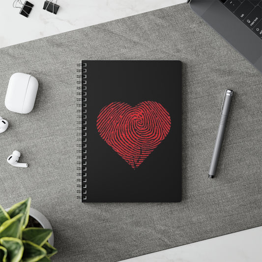 Heartfelt Wirobound Notebook - Perfect for Journaling, Gifts, Sketching, Teacher Notebooks, Love Letters, Valentine's Day