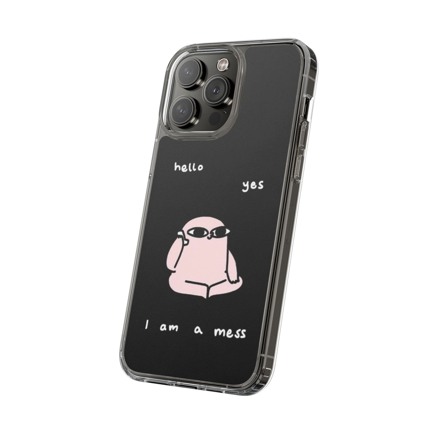 Cute Clear Phone Case with Playful Design, Ideal for Self-Care Gifts, Fun Birthday Presents, Daily Mood Boosters, Humorous [...]