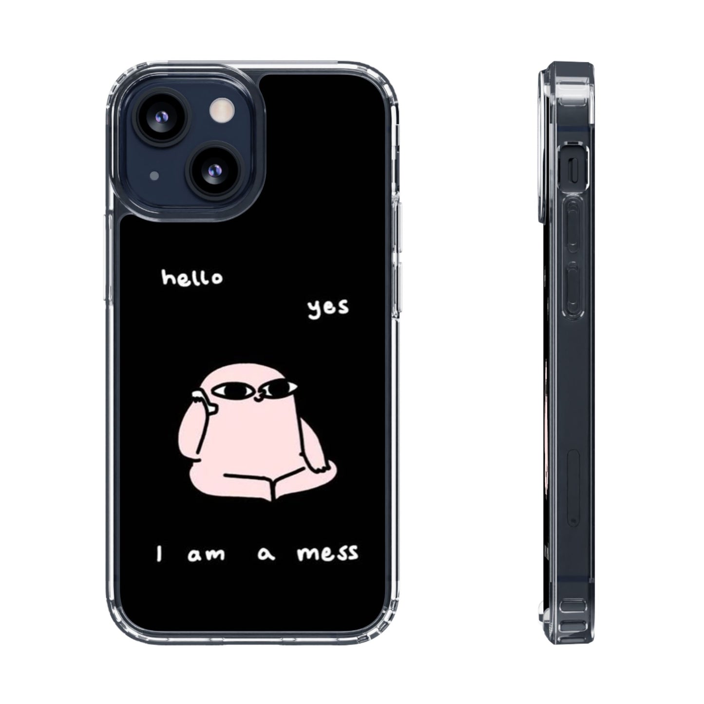 Cute Clear Phone Case with Playful Design, Ideal for Self-Care Gifts, Fun Birthday Presents, Daily Mood Boosters, Humorous [...]