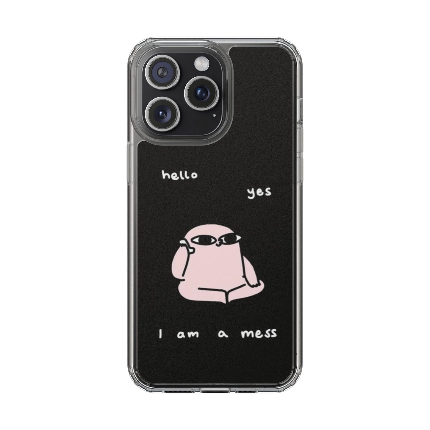 Cute Clear Phone Case with Playful Design, Ideal for Self-Care Gifts, Fun Birthday Presents, Daily Mood Boosters, Humorous [...]