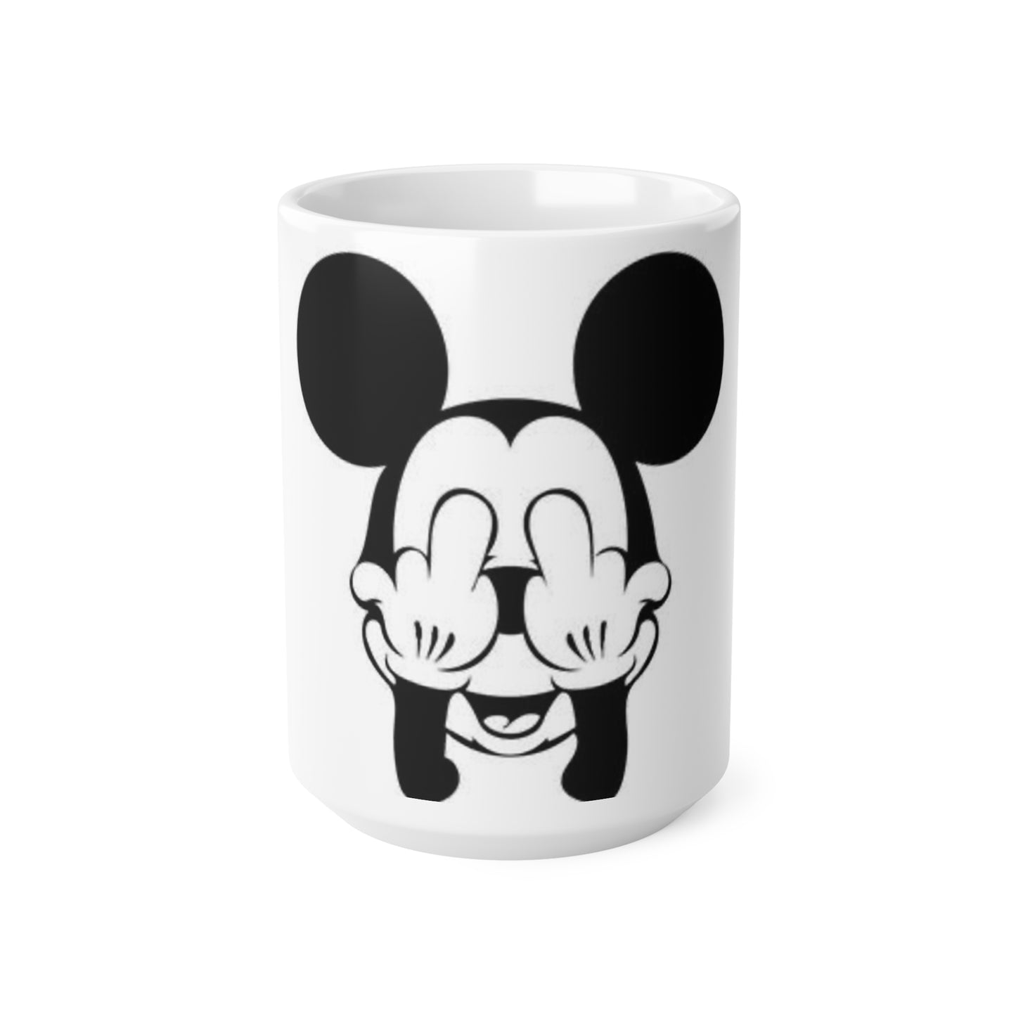 Playful Ceramic Coffee Mug, Funny Gift, Office Humor, Disney Inspired, Unique Design, Fun Morning Routine
