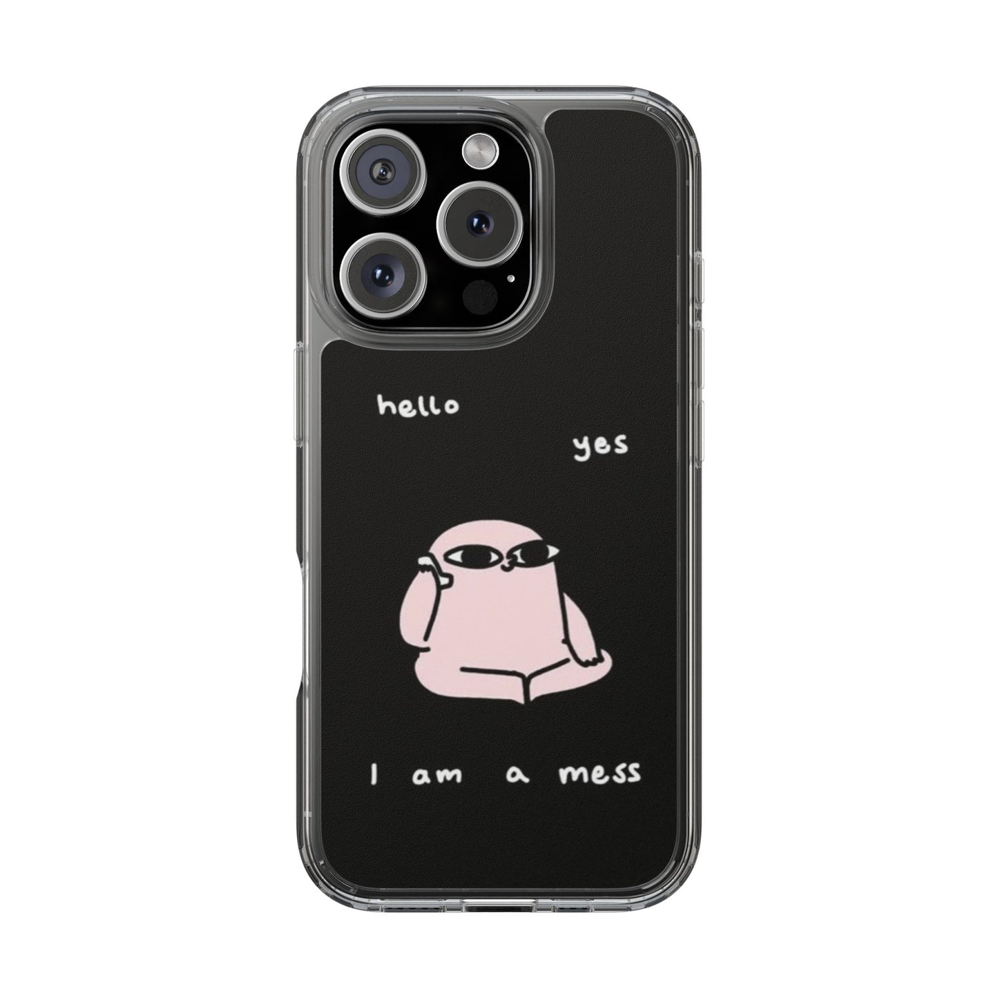 Cute Clear Phone Case with Playful Design, Ideal for Self-Care Gifts, Fun Birthday Presents, Daily Mood Boosters, Humorous [...]