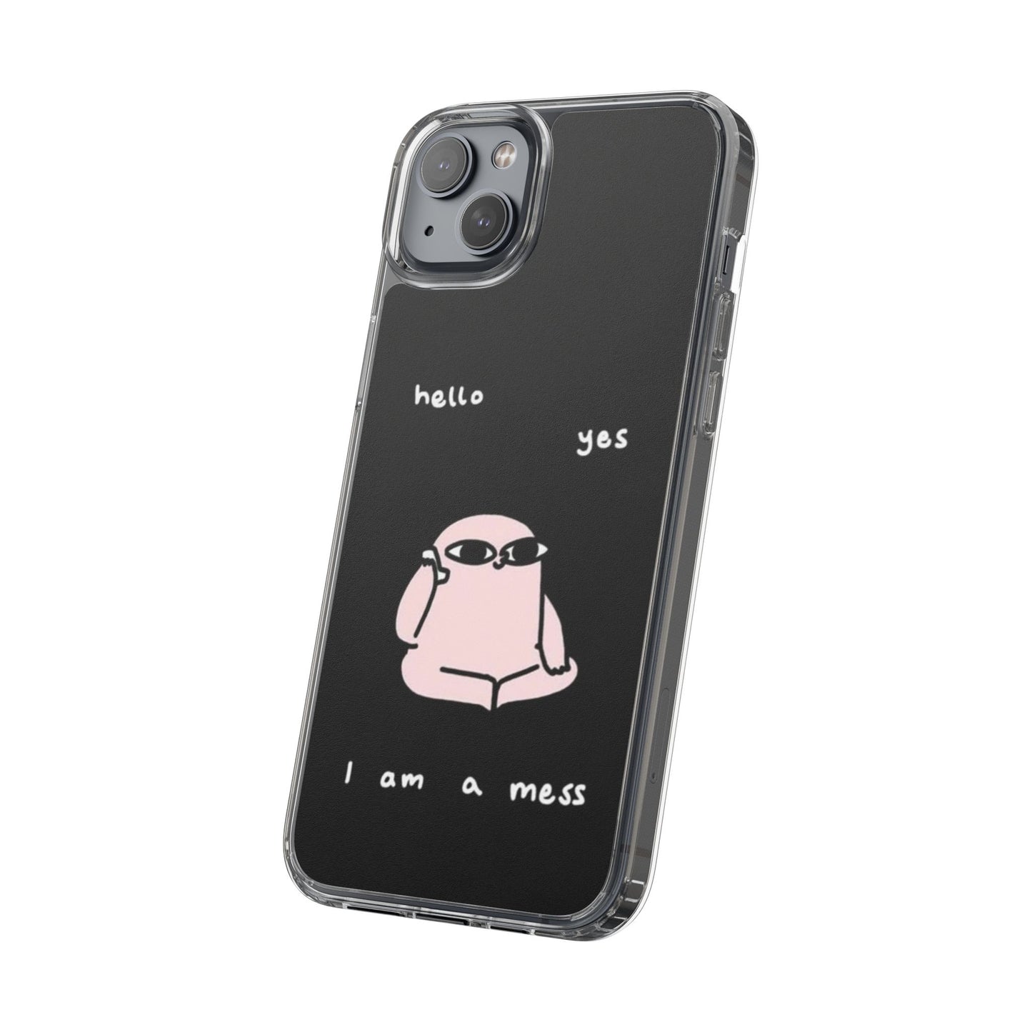 Cute Clear Phone Case with Playful Design, Ideal for Self-Care Gifts, Fun Birthday Presents, Daily Mood Boosters, Humorous [...]