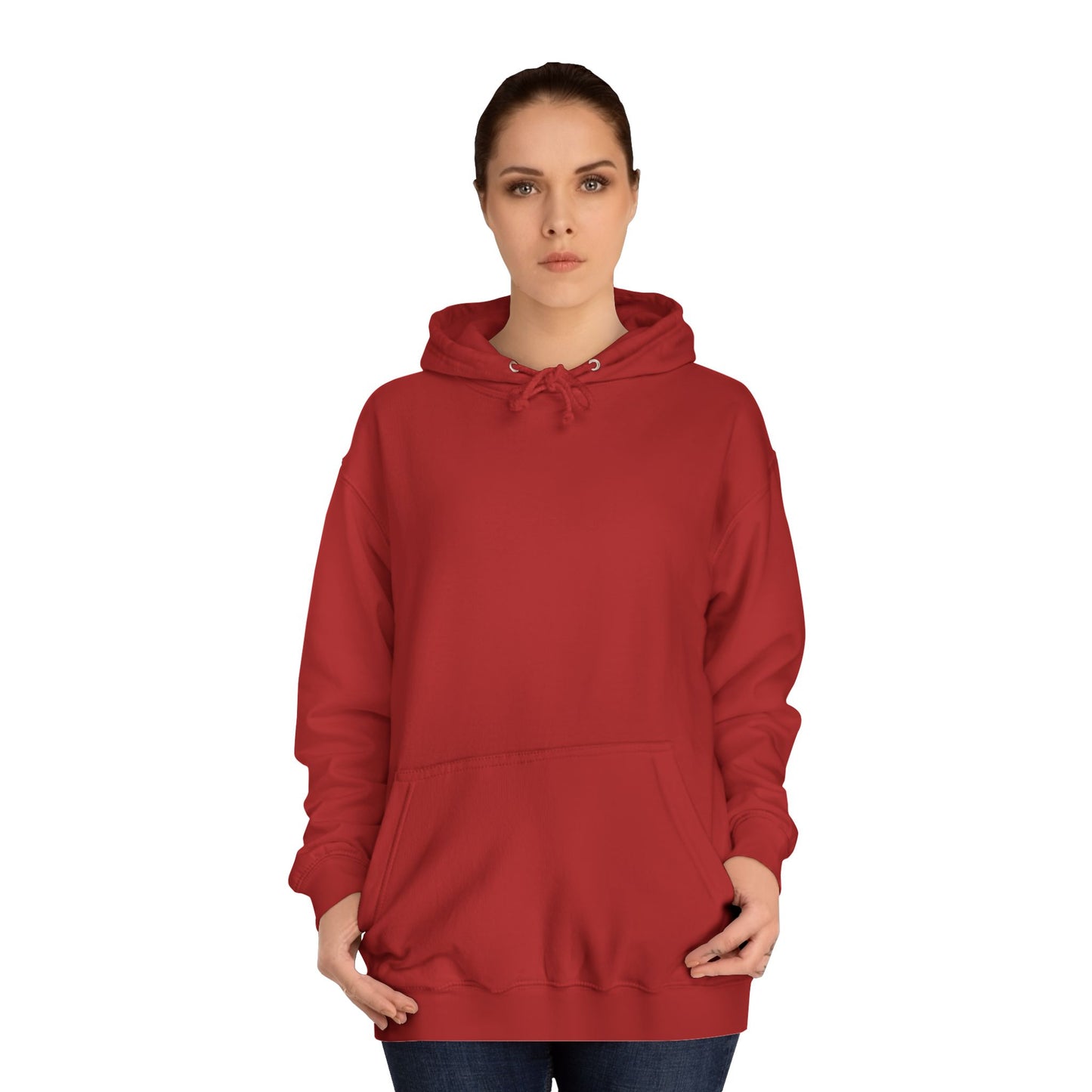Trendy Unisex College Hoodie with Motivational Text, Great for Students, Stylish Casual Wear, Gift Idea, School Spirit