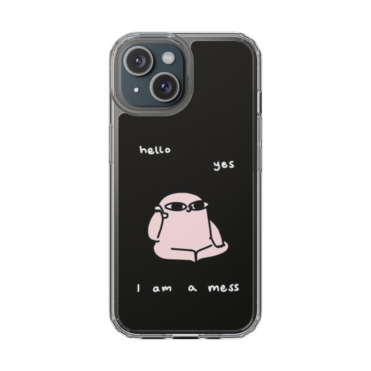 Cute Clear Phone Case with Playful Design, Ideal for Self-Care Gifts, Fun Birthday Presents, Daily Mood Boosters, Humorous [...]
