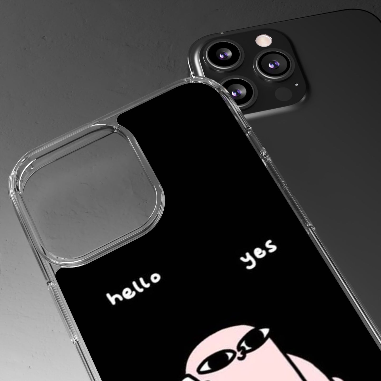 Cute Clear Phone Case with Playful Design, Ideal for Self-Care Gifts, Fun Birthday Presents, Daily Mood Boosters, Humorous [...]