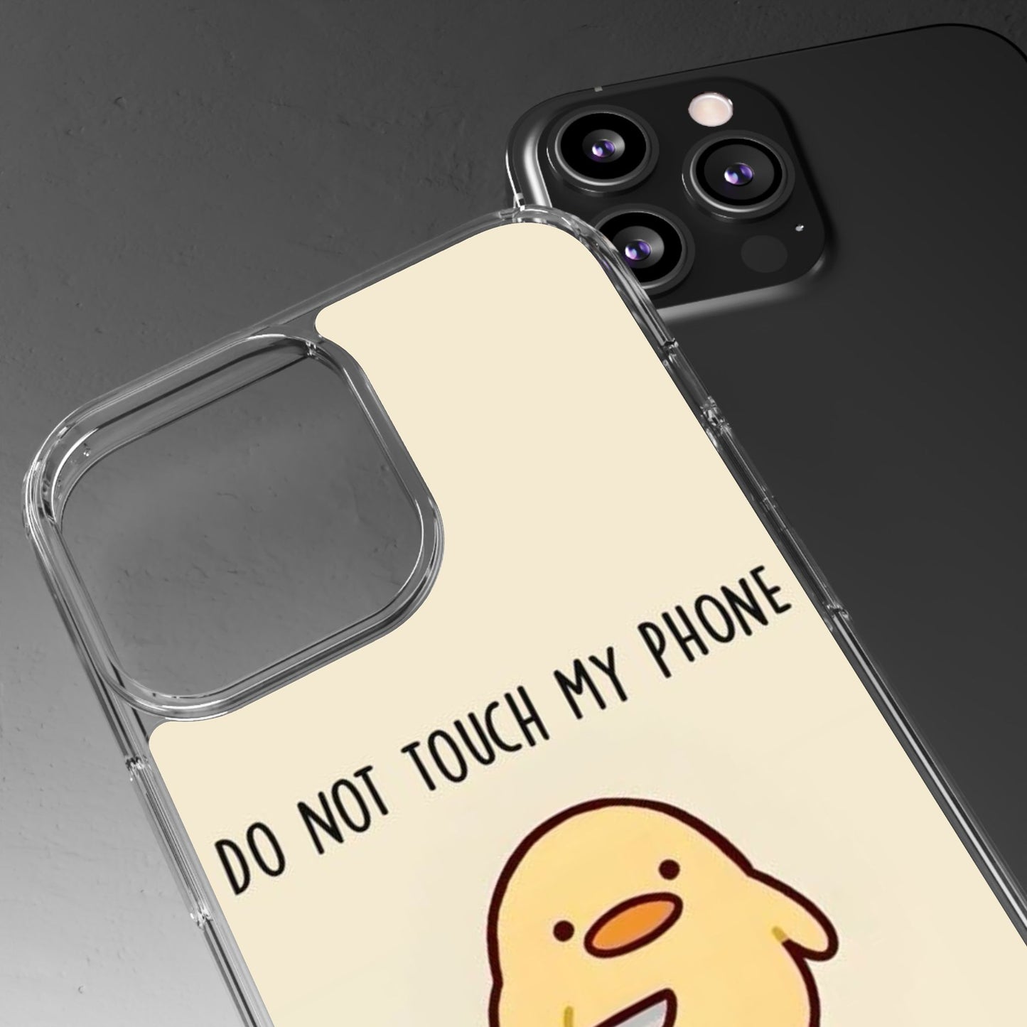 Funny Phone Case, Do Not Touch My Phone