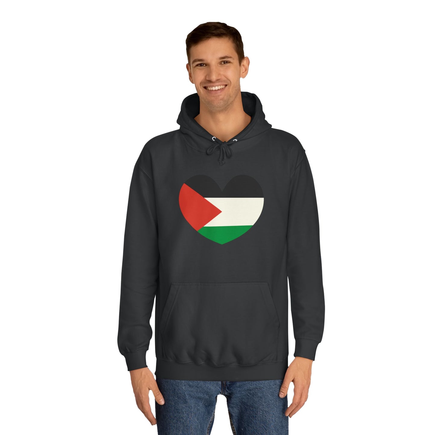 Palestine Love Heart Hoodie