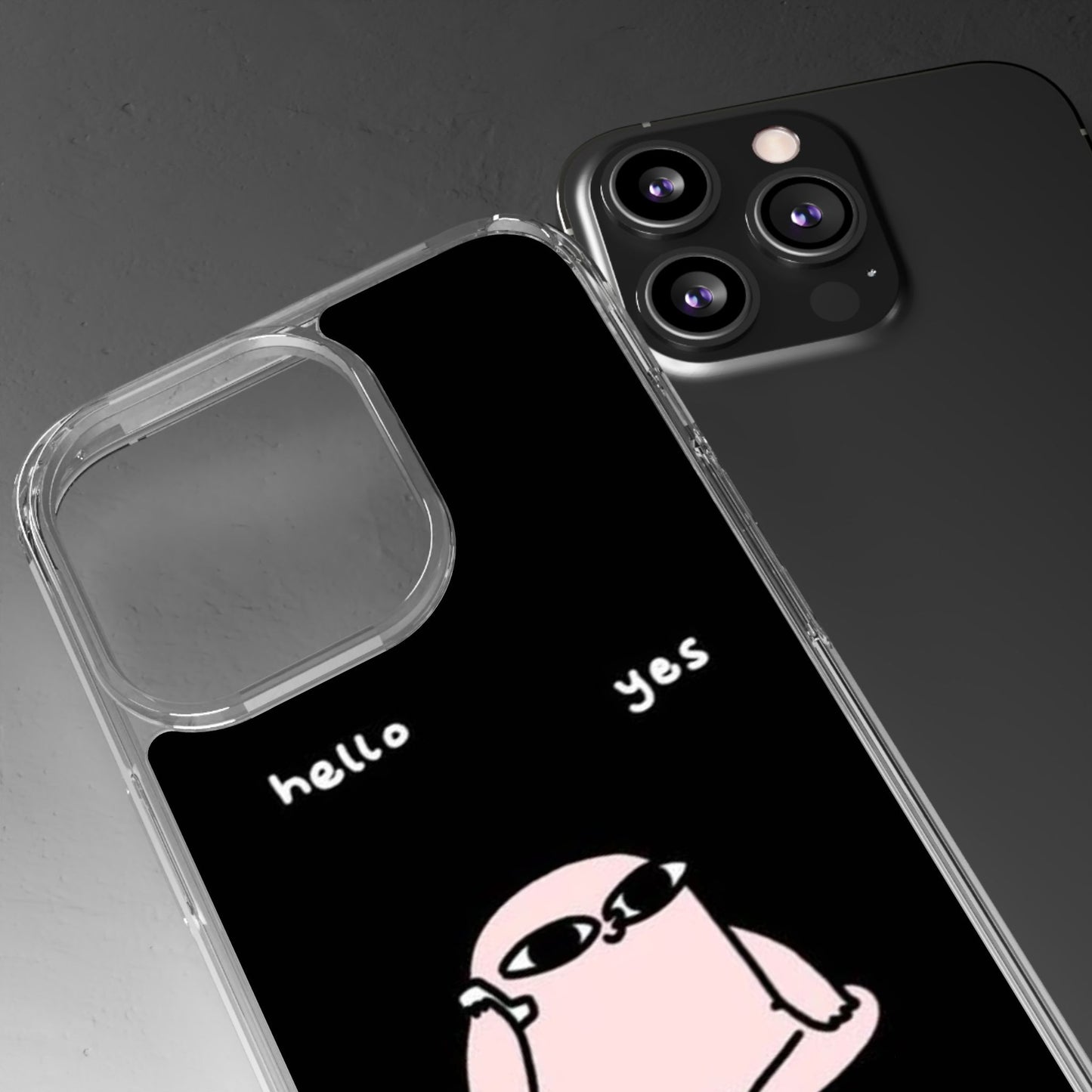 Cute Clear Phone Case with Playful Design, Ideal for Self-Care Gifts, Fun Birthday Presents, Daily Mood Boosters, Humorous [...]