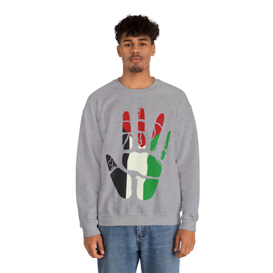 Free Palestine, Cultural Unity Crewneck Sweatshirt