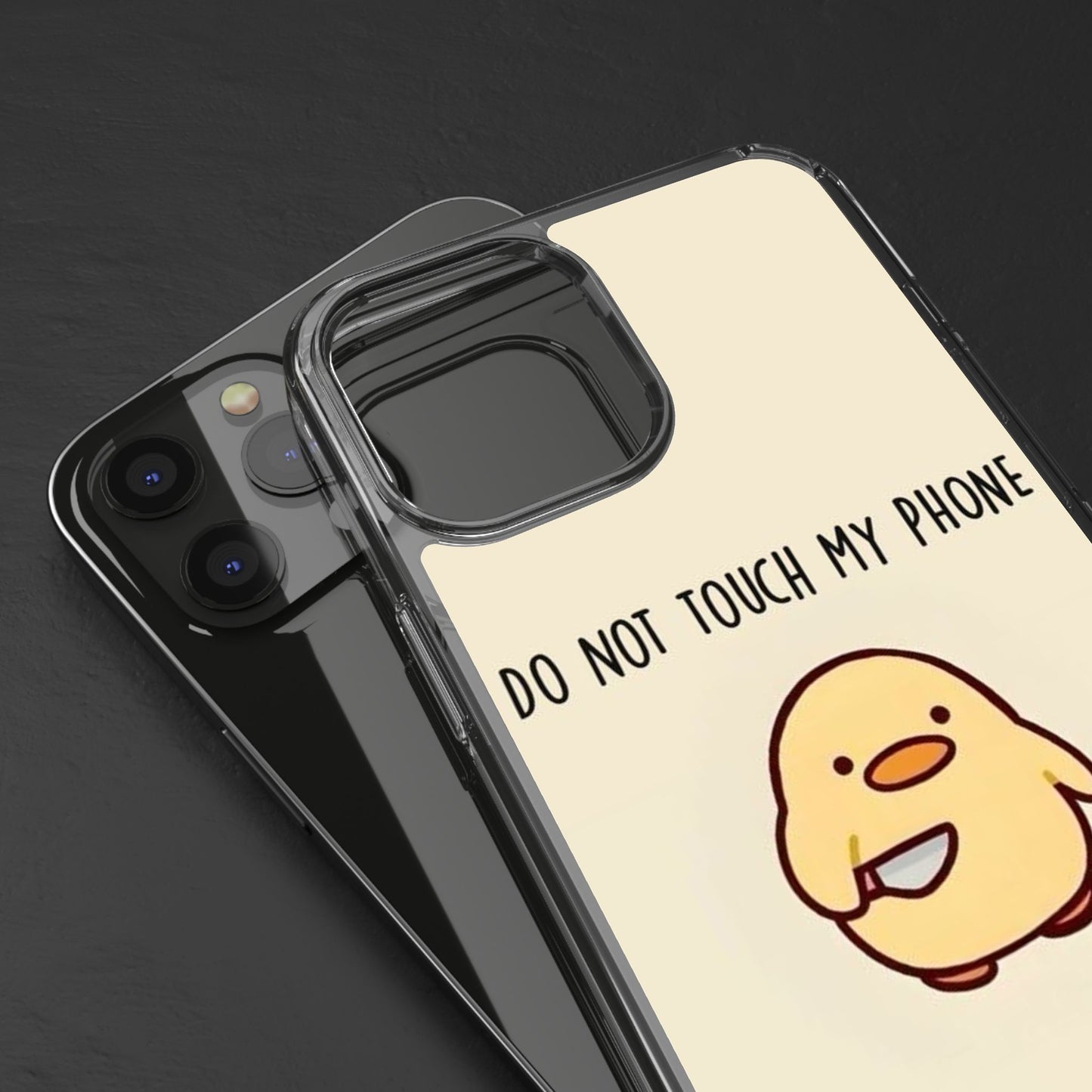 Funny Phone Case, Do Not Touch My Phone