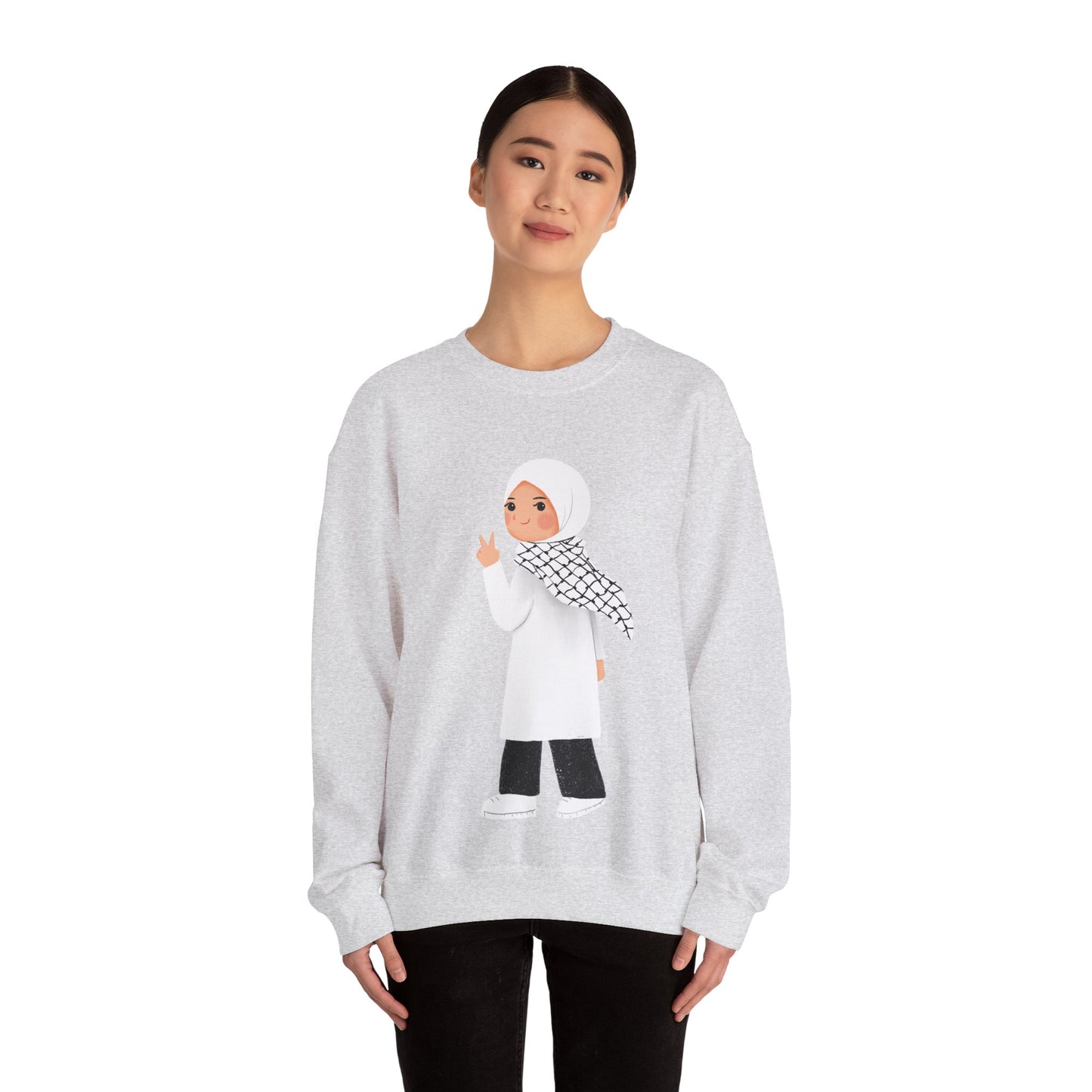 Peaceful Diversity Crewneck Sweatshirt | Unisex Pullover for Everyday Comfort, Inclusive Fashion, Gifts for Activists, Cozy Sweatshirt