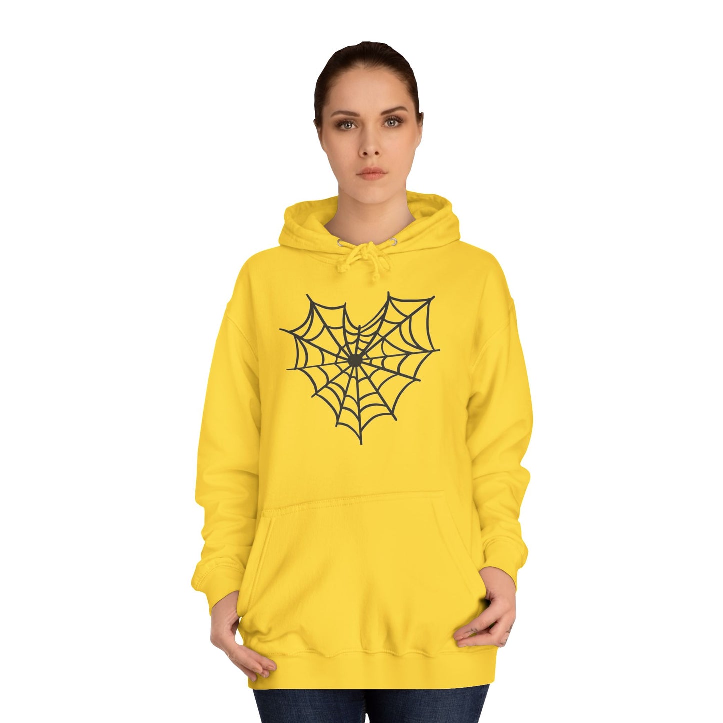 Spider Web Unisex College Hoodie