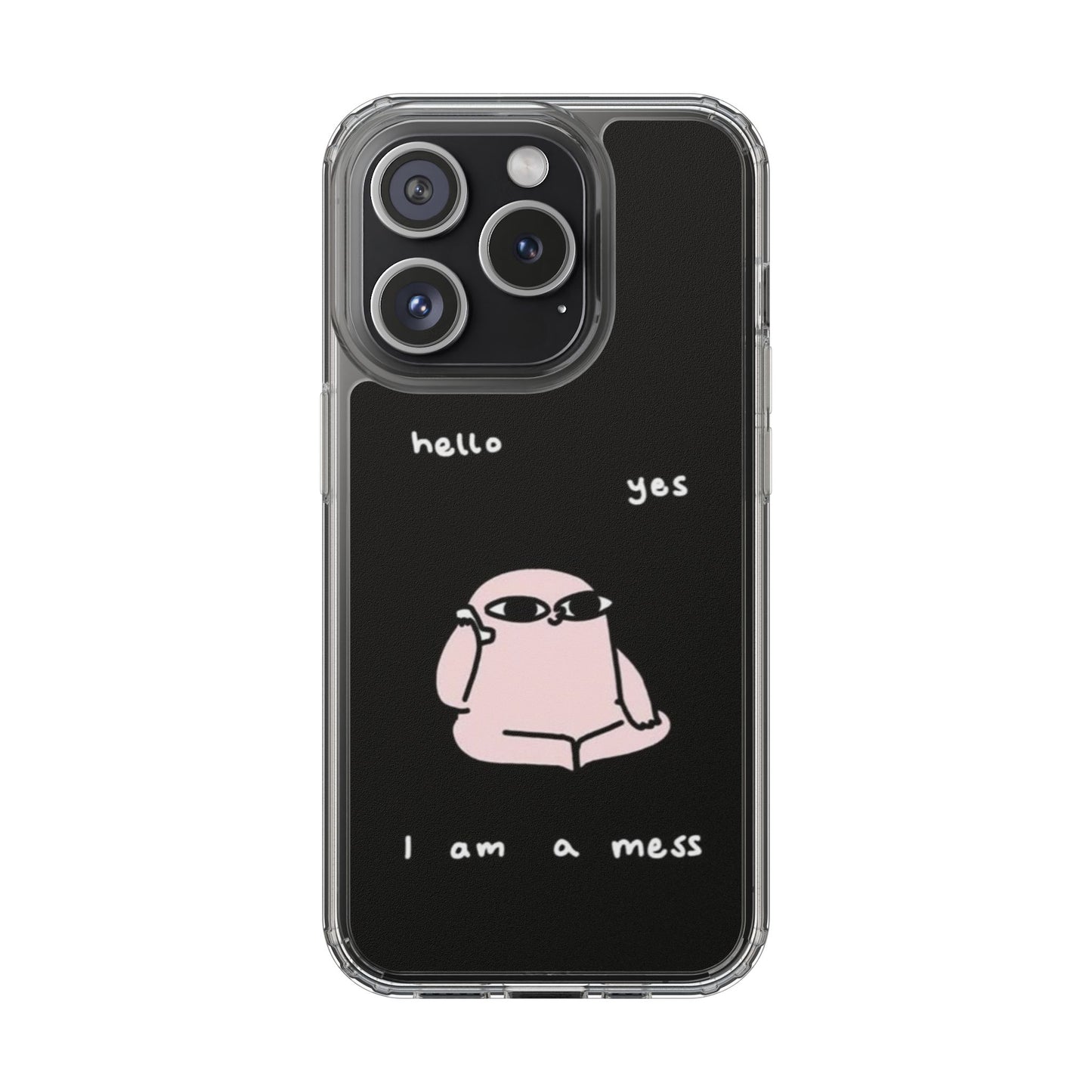 Cute Clear Phone Case with Playful Design, Ideal for Self-Care Gifts, Fun Birthday Presents, Daily Mood Boosters, Humorous [...]