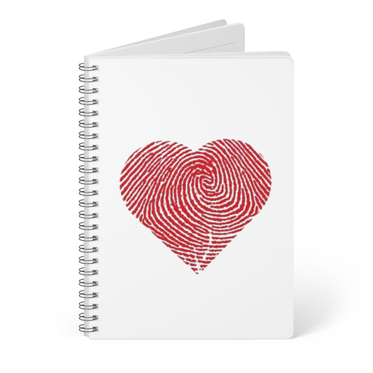 Heartfelt Wirobound Notebook - Perfect for Journaling, Gifts, Sketching, Teacher Notebooks, Love Letters, Valentine's Day