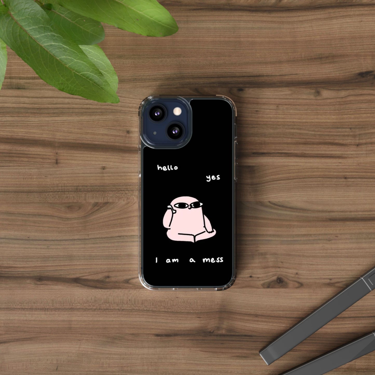Cute Clear Phone Case with Playful Design, Ideal for Self-Care Gifts, Fun Birthday Presents, Daily Mood Boosters, Humorous [...]