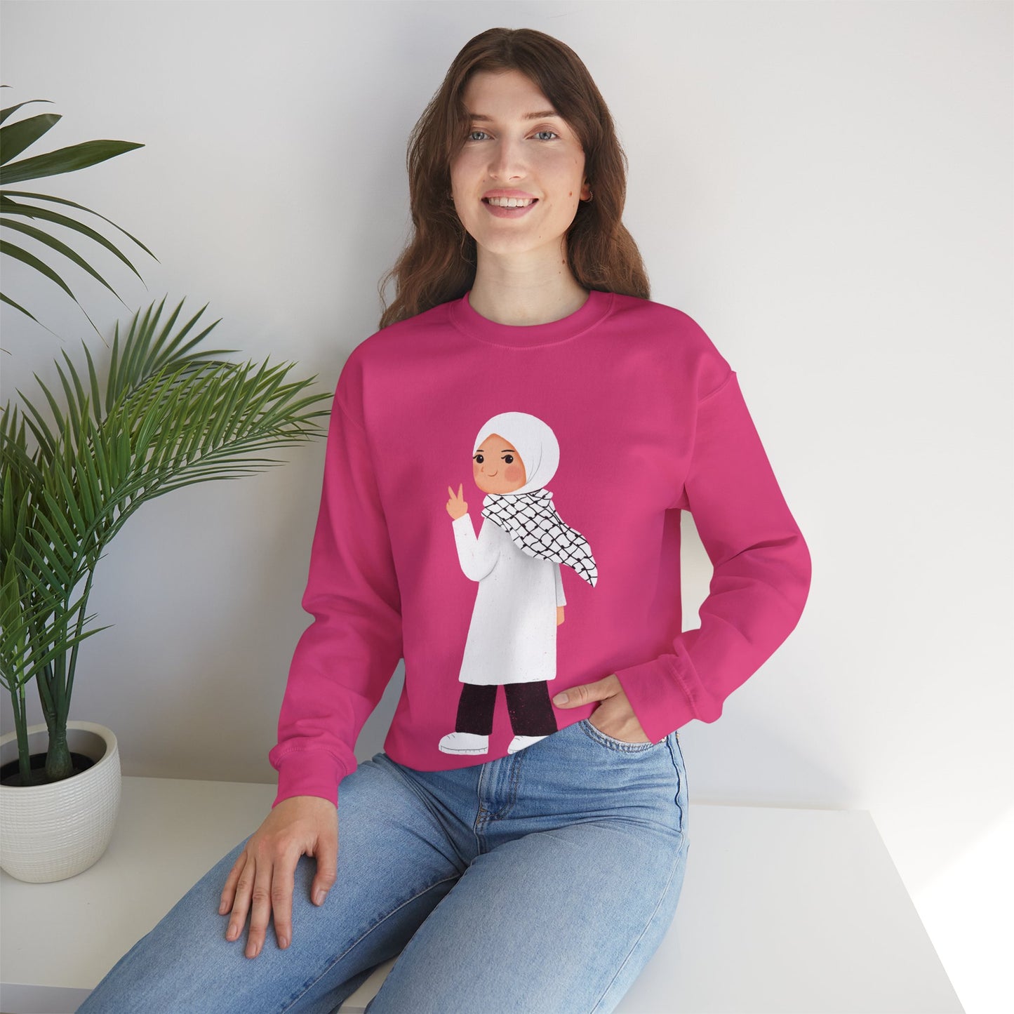 Peaceful Diversity Crewneck Sweatshirt | Unisex Pullover for Everyday Comfort, Inclusive Fashion, Gifts for Activists, Cozy Sweatshirt