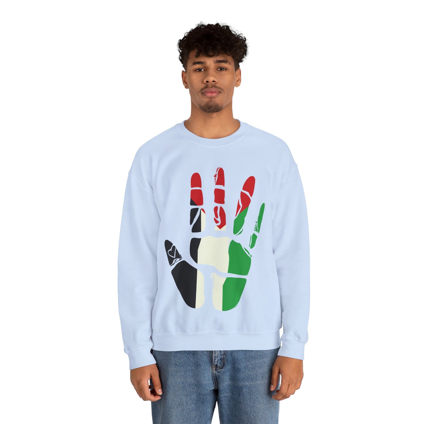 Free Palestine, Cultural Unity Crewneck Sweatshirt
