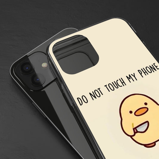 Funny Phone Case, Do Not Touch My Phone