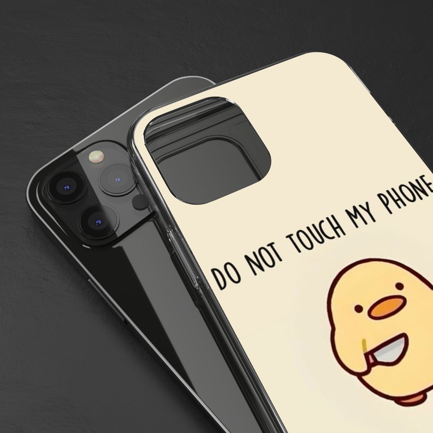 Funny Phone Case, Do Not Touch My Phone