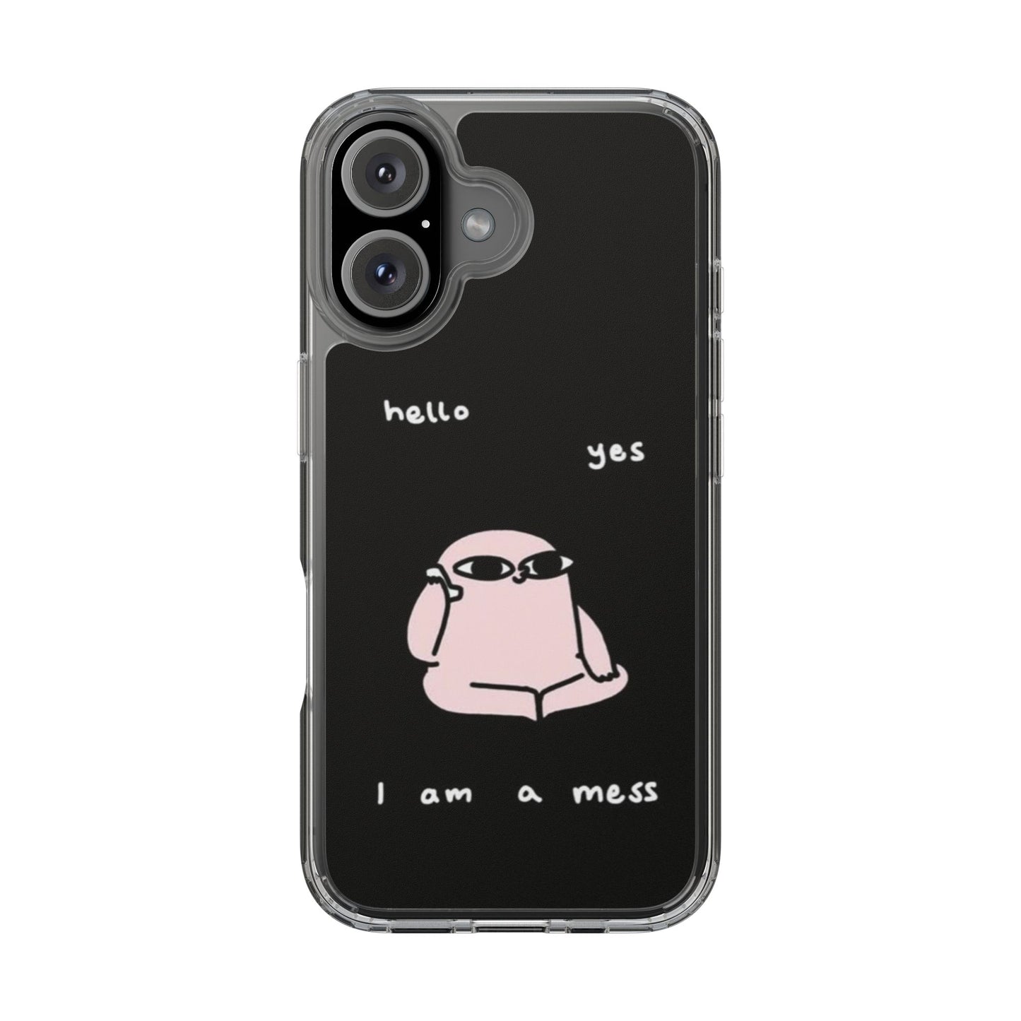 Cute Clear Phone Case with Playful Design, Ideal for Self-Care Gifts, Fun Birthday Presents, Daily Mood Boosters, Humorous [...]