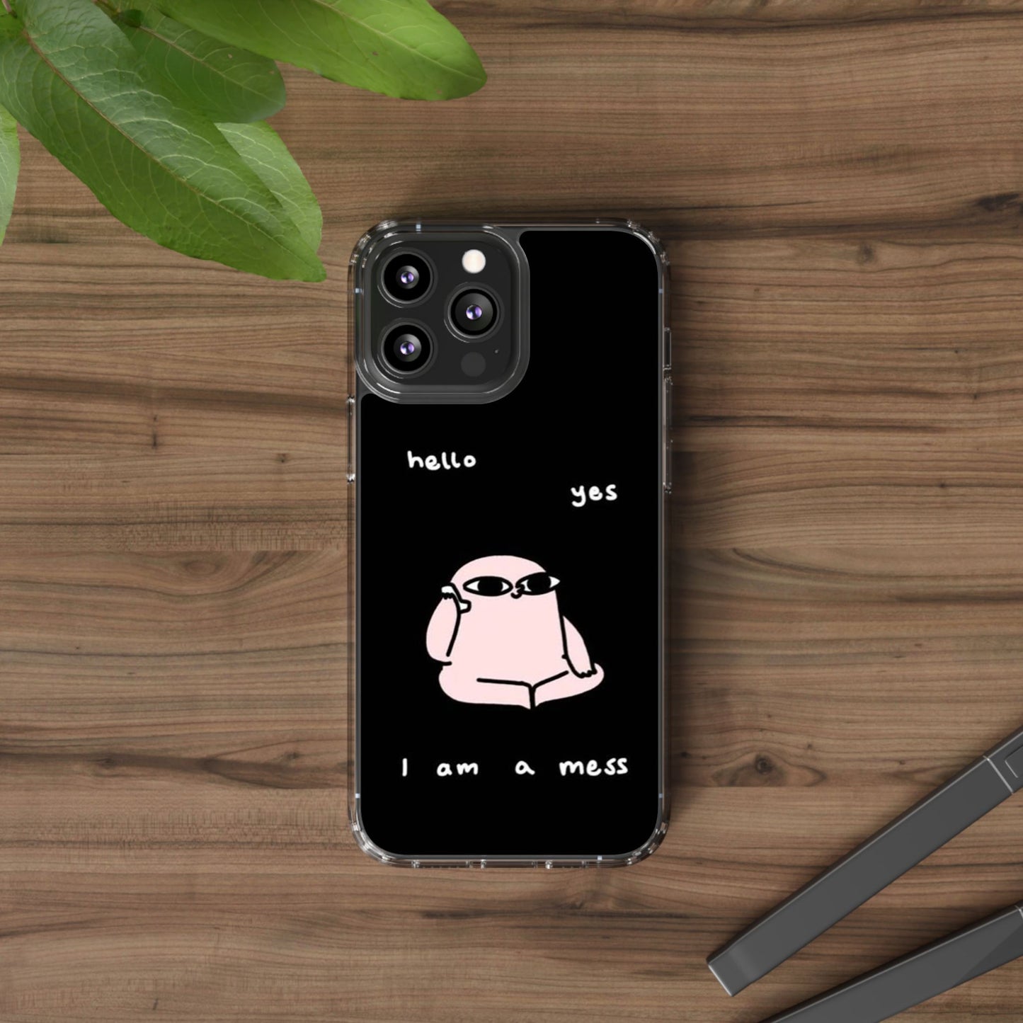 Cute Clear Phone Case with Playful Design, Ideal for Self-Care Gifts, Fun Birthday Presents, Daily Mood Boosters, Humorous [...]