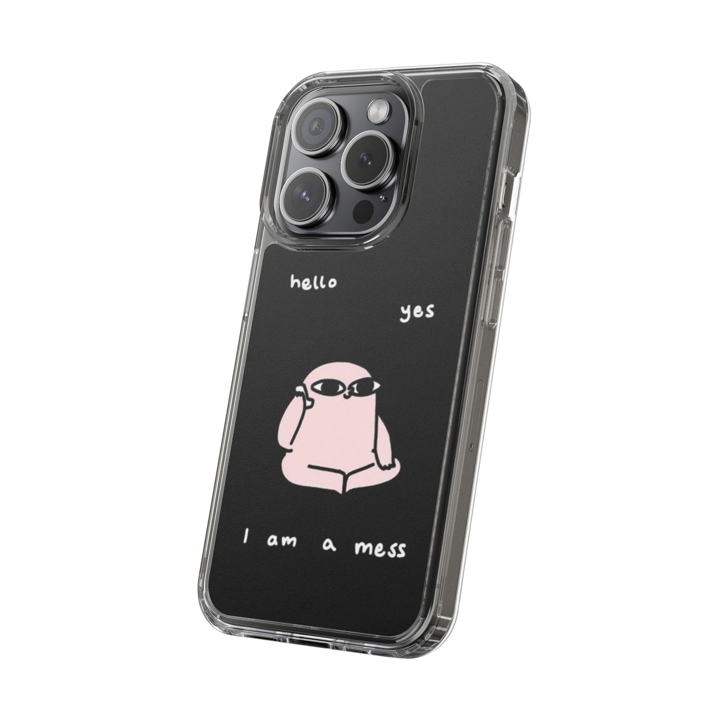 Cute Clear Phone Case with Playful Design, Ideal for Self-Care Gifts, Fun Birthday Presents, Daily Mood Boosters, Humorous [...]